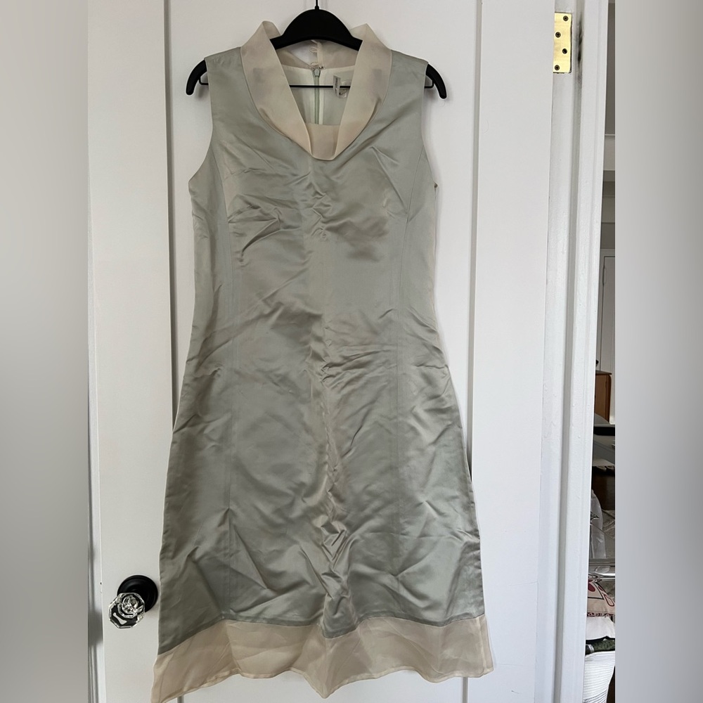 THREAD sage green dress from Bergdorf Goodman, needs to be steamed/ironed.